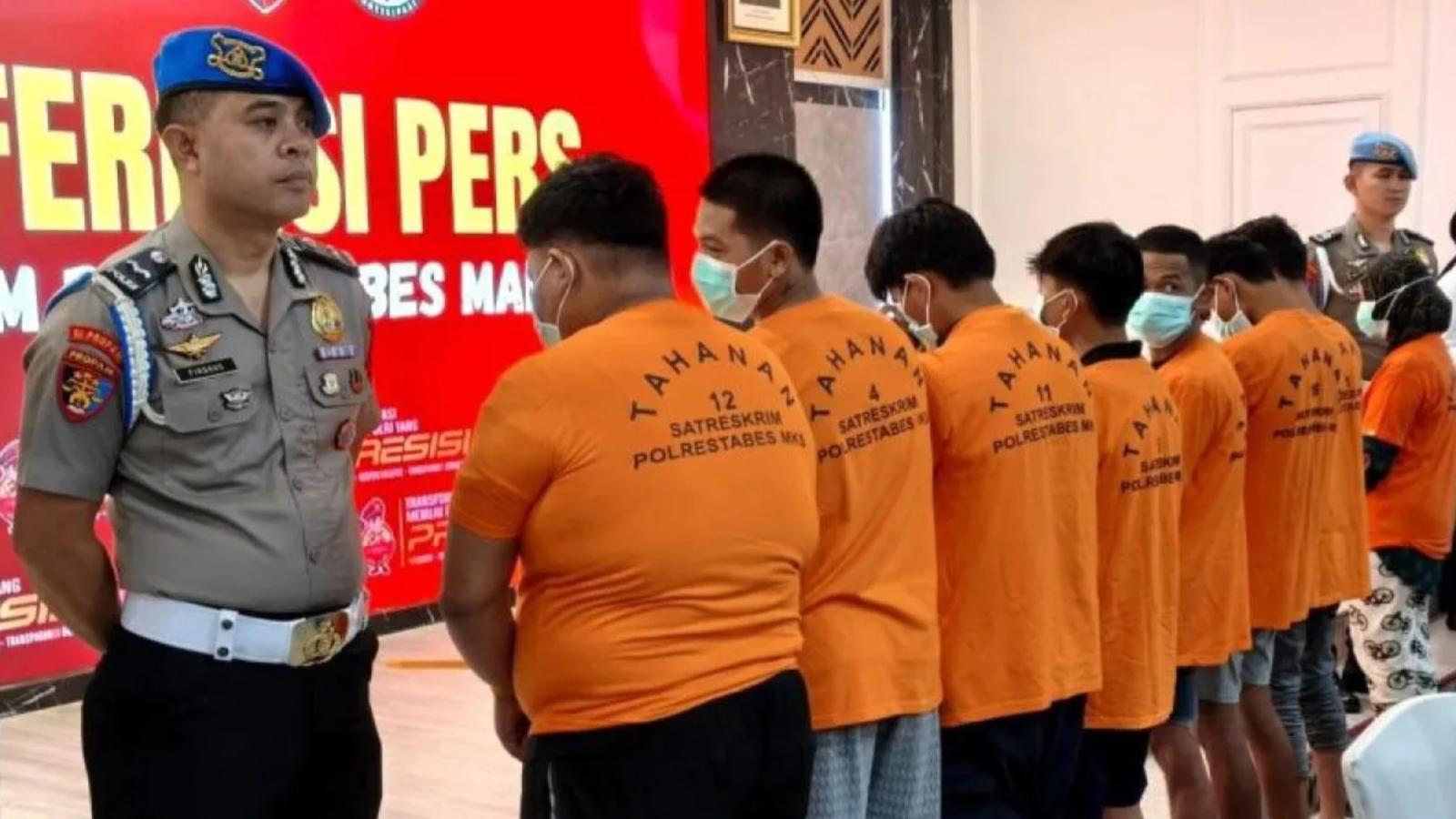 Pengeroyokan Berujung Maut di Gowa, Enam Pelaku Jadi Tersangka