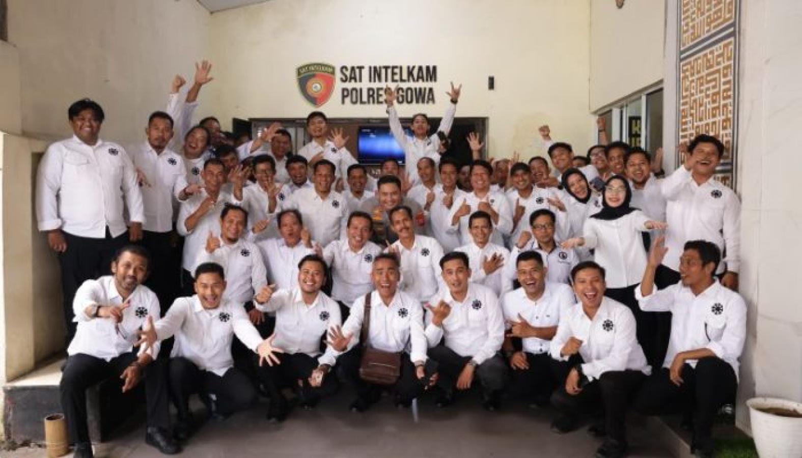 Kapolres Gowa Ikut Meriahkan Perayaan HUT ke-80 Intelijen Polri Bersama Satintelkam